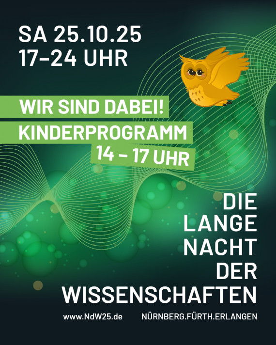 Keyvisual der Langen Nacht der Wissenschaften 2025